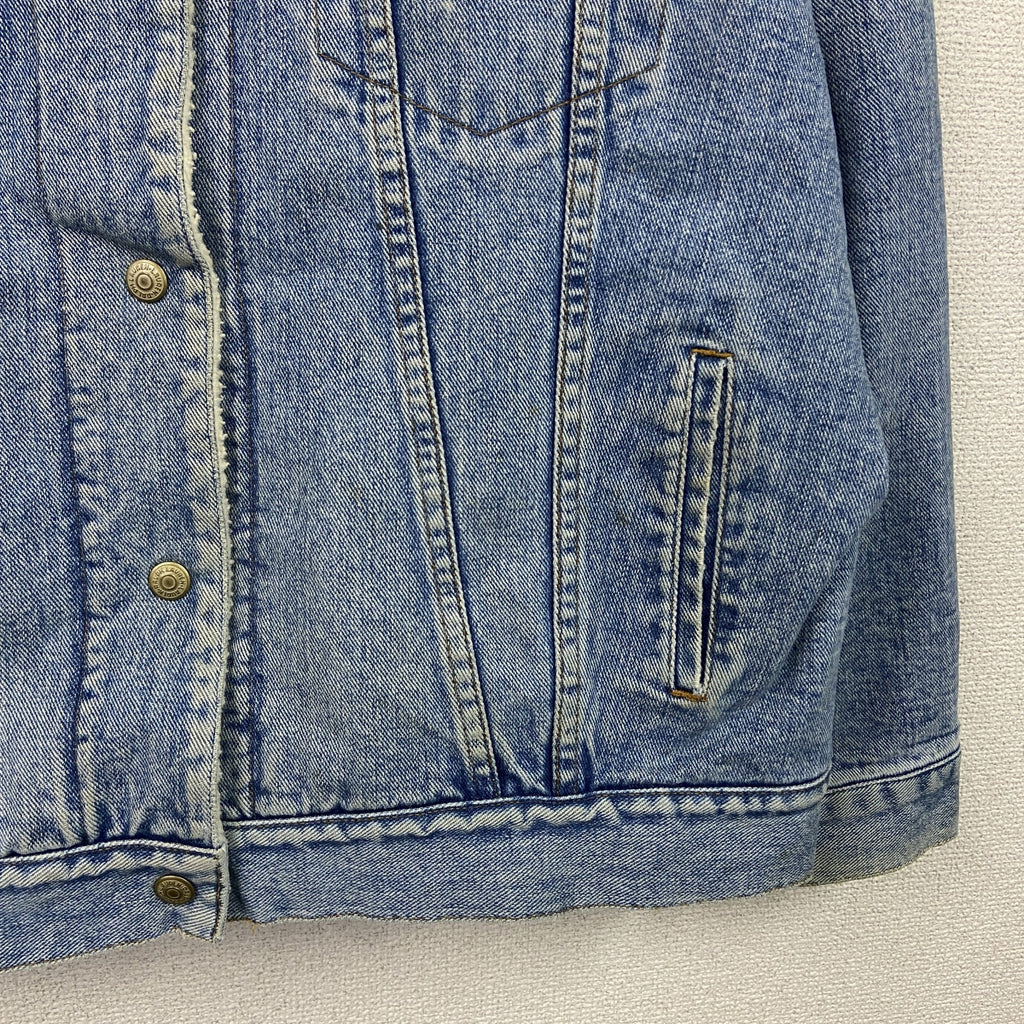 ～90s　RALPH LAUREN　ラルフローレン　デニムボアジャケット/Gジャン　ヴィンテージ　インディゴ　Mサイズ