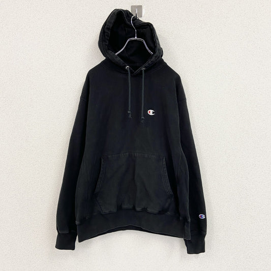 Champion　チャンピオン　リバースウィーブ　スウェットパーカー/フーディー　黒　ブラック　Lサイズ