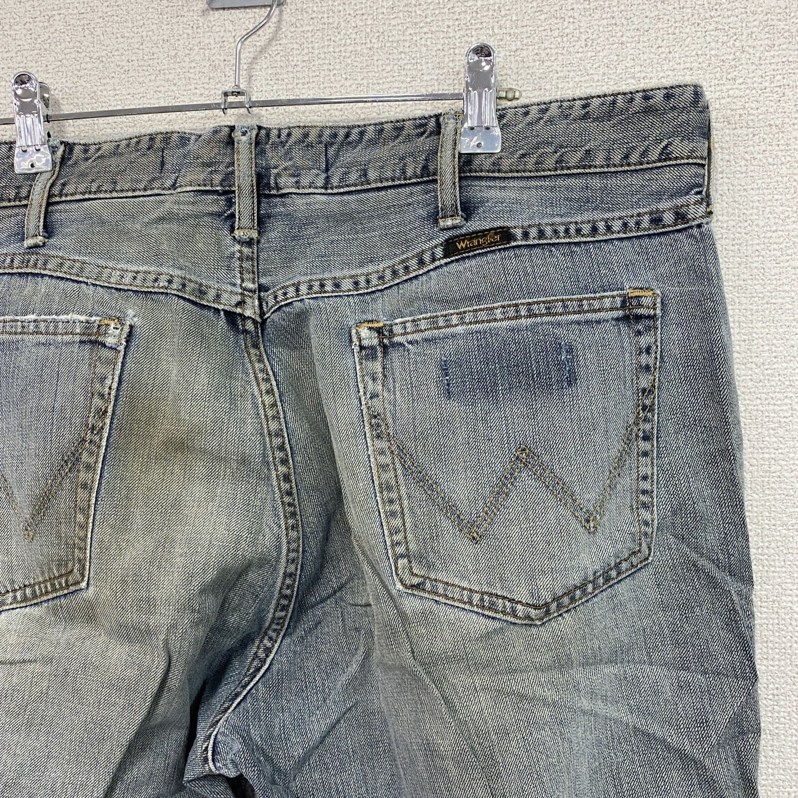 Wrangler　ラングラー　デニムパンツ/ジーンズ　縦落ち　ジップフライ　インディゴ　38サイズ　