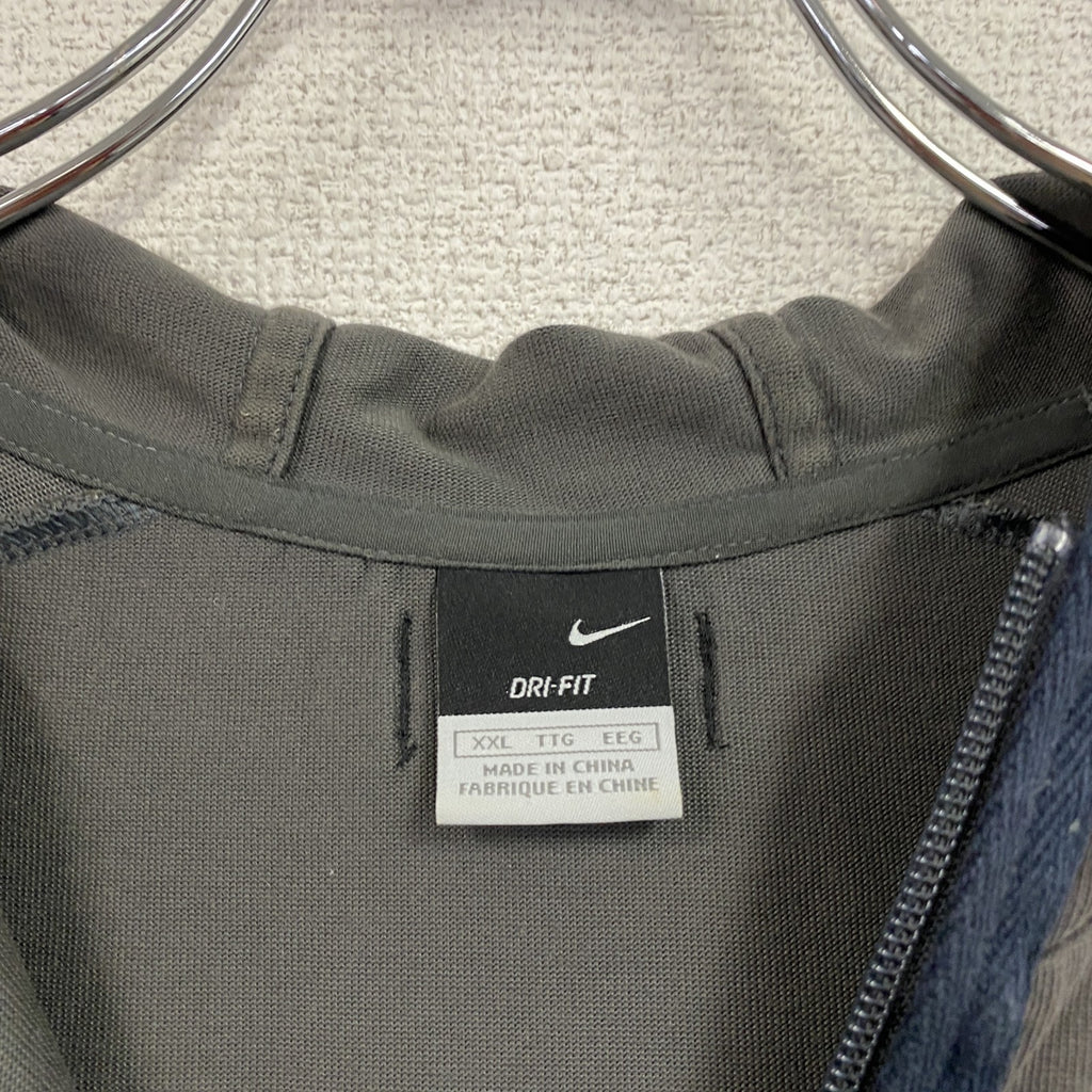NIKE　ナイキ　DRI-FIT　フルジップベスト　ダークグレー　2XLサイズ