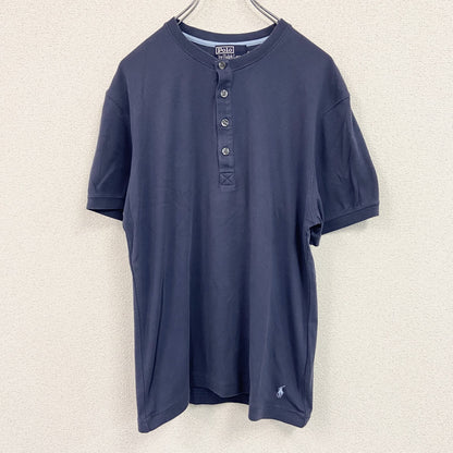 Polo By Ralph Lauren　ポロバイラルフローレン　半袖Tシャツ　ヘンリーネック　紺　ネイビー　Lサイズ