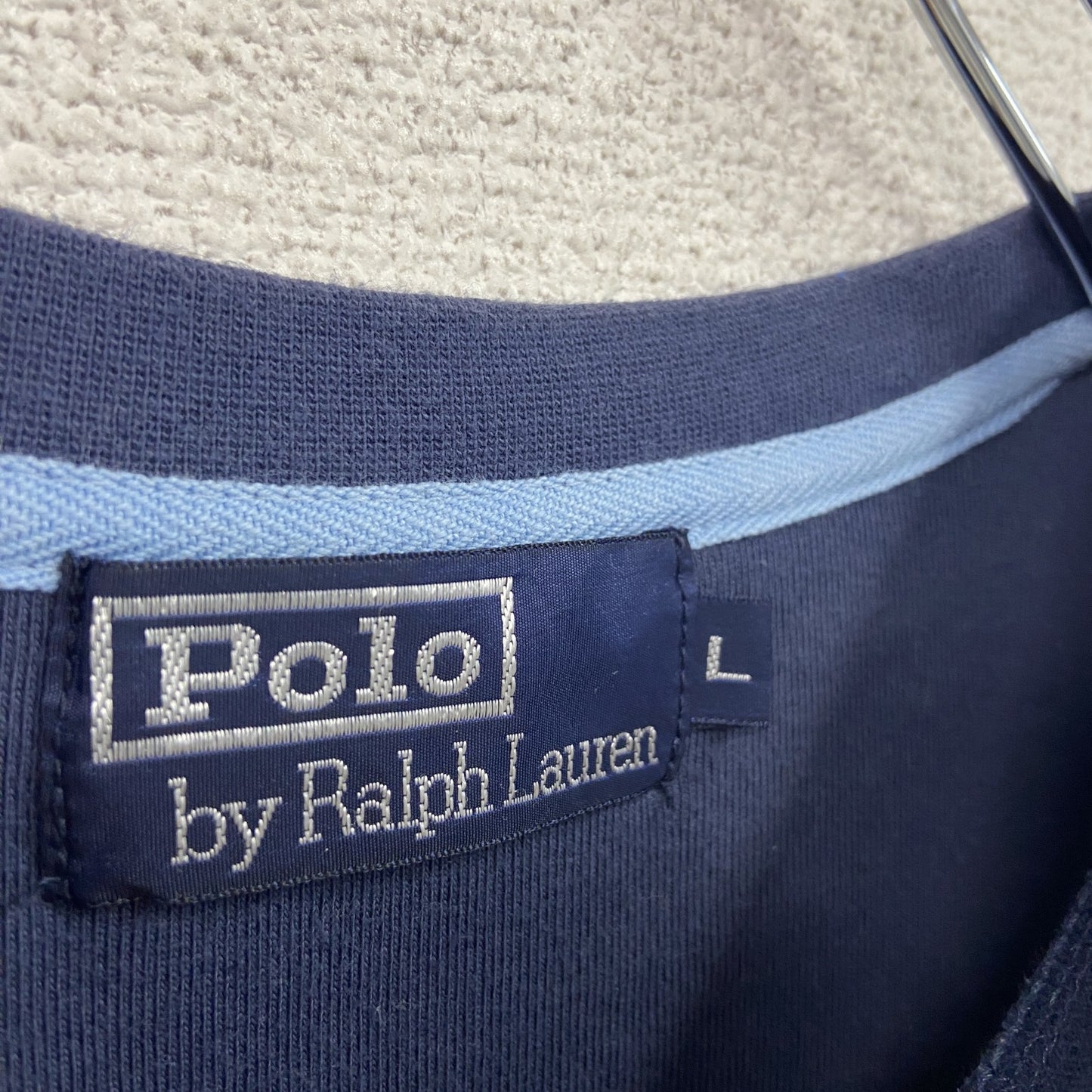 Polo By Ralph Lauren　ポロバイラルフローレン　半袖Tシャツ　ヘンリーネック　紺　ネイビー　Lサイズ
