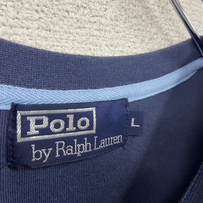 Polo By Ralph Lauren　ポロバイラルフローレン　半袖Tシャツ　ヘンリーネック　紺　ネイビー　Lサイズ