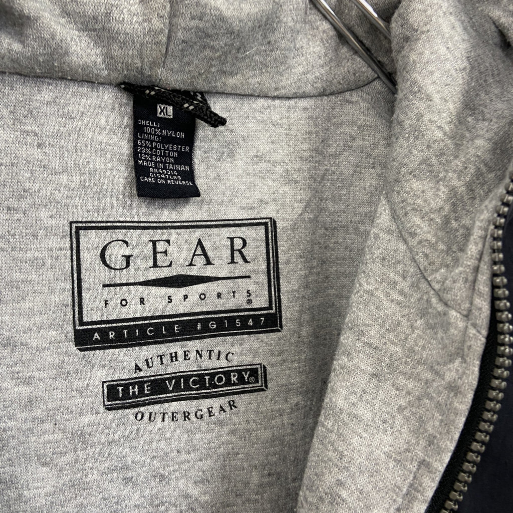 GEAR FOR SPORTS　USMC　フルジップナイロンジャケット　ミリタリー　黒　ブラック　XLサイズ