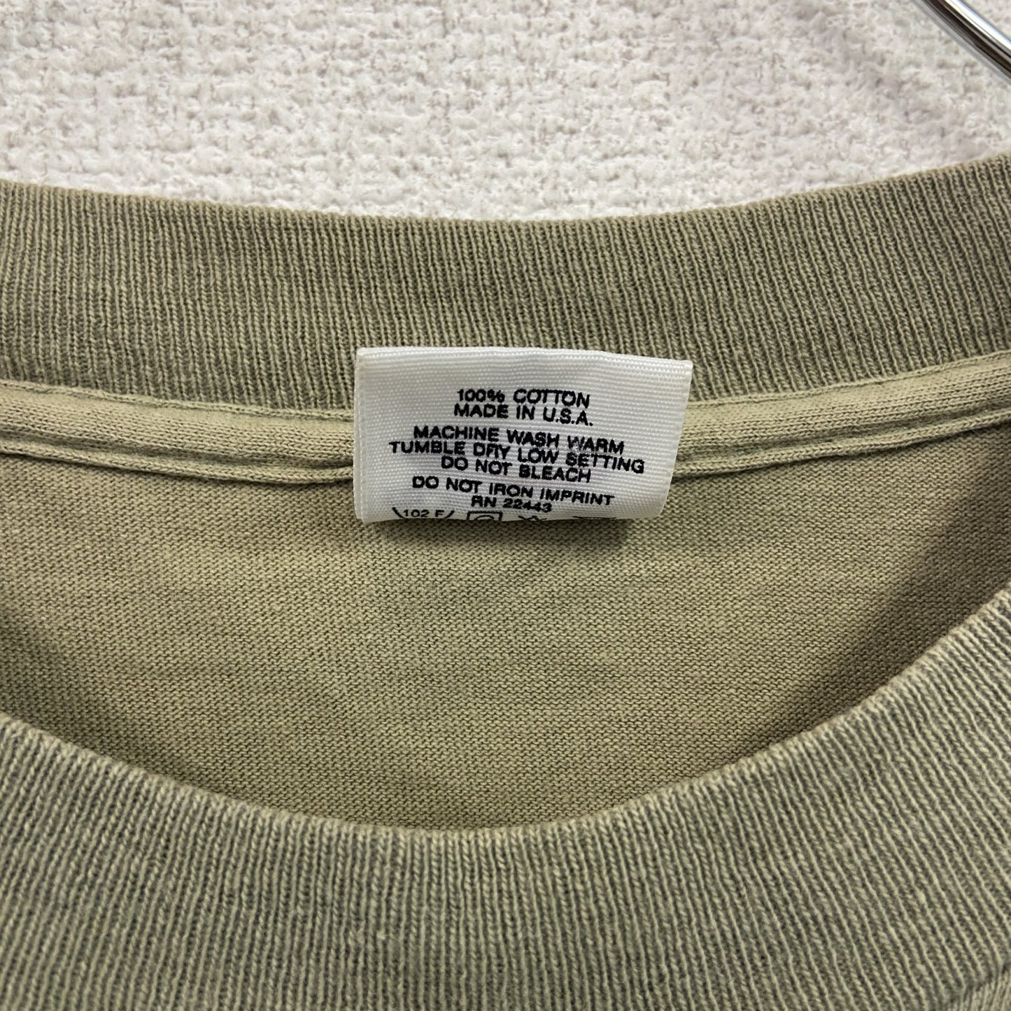 QUICKSILVER　クイックシルバー　半袖プリントTシャツ　カーキ　Sサイズ
