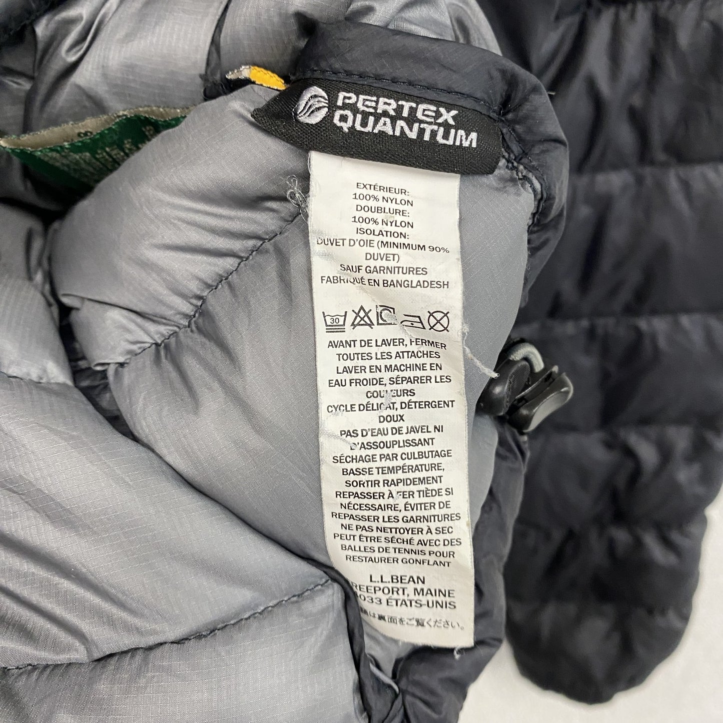 L.L.Bean　エルエルビーン　ダウンジャケット　ダウン90%　ダークグレー
