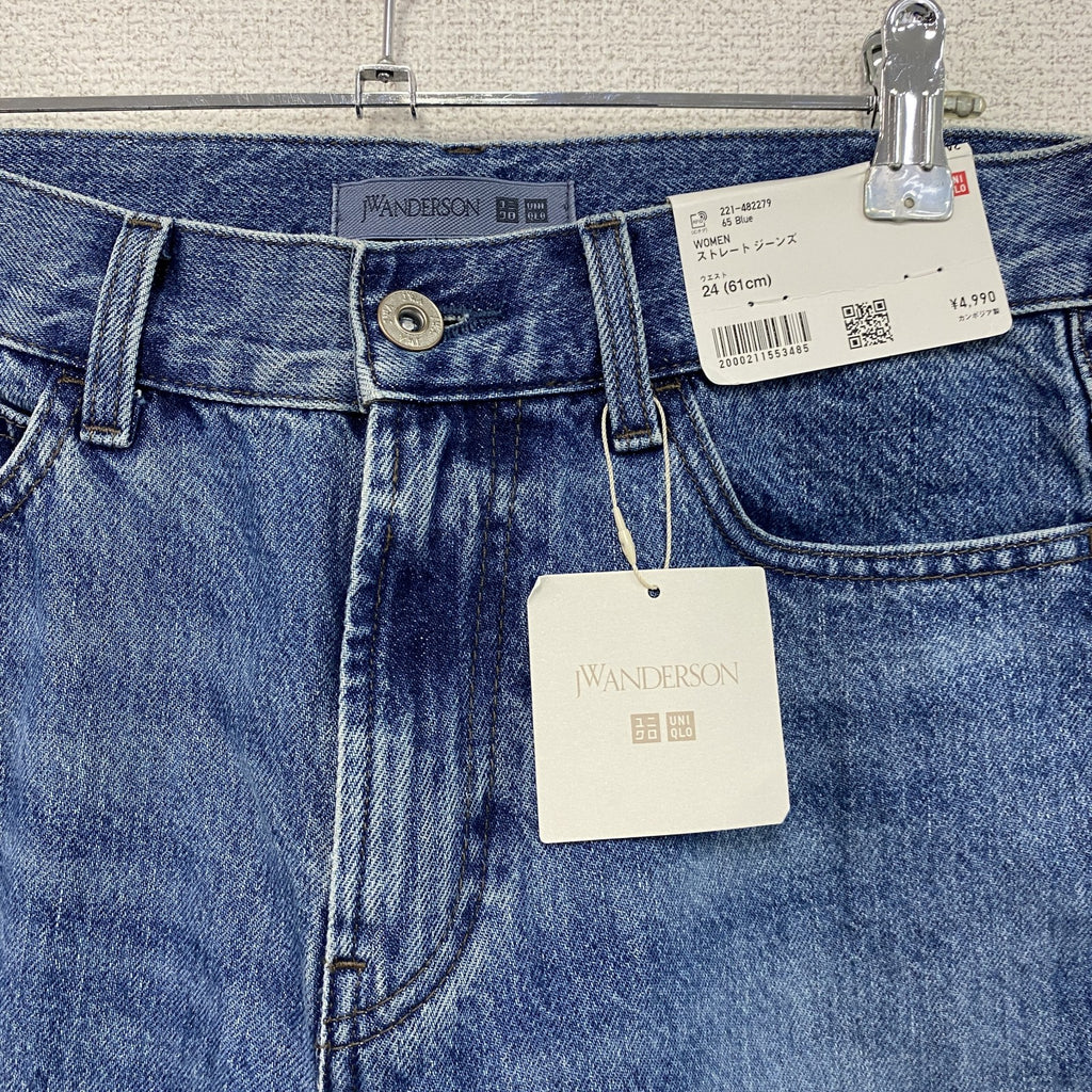 UNIQLO　ユニクロ　JW ANDERSON　J.W.アンダーソン　デニムパンツ/ジーンズ　デッドストック　インディゴ　W24サイズ