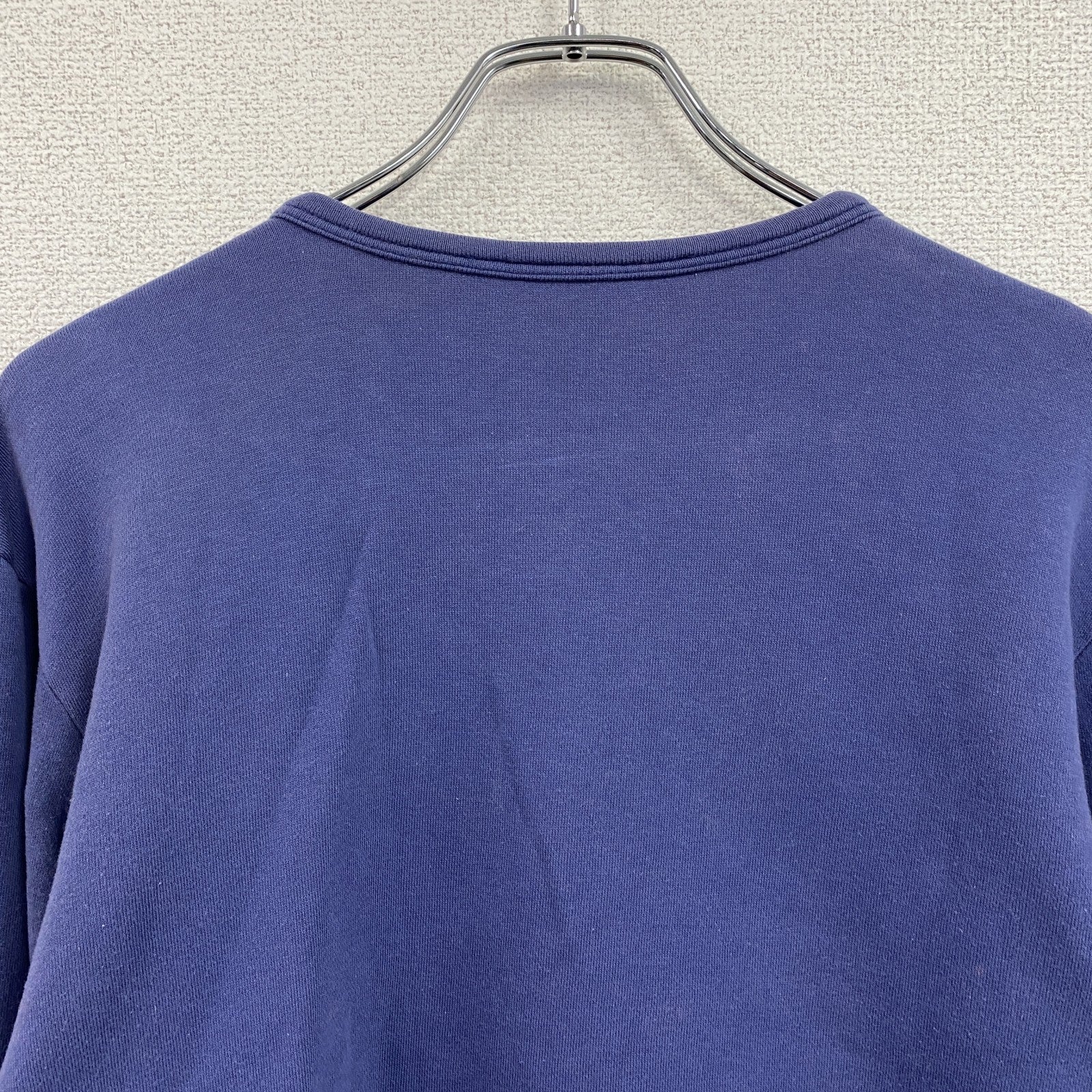 agnes.b　アニエスベー　カーディガンプレッション　青　スウェット　ブルー　2サイズ