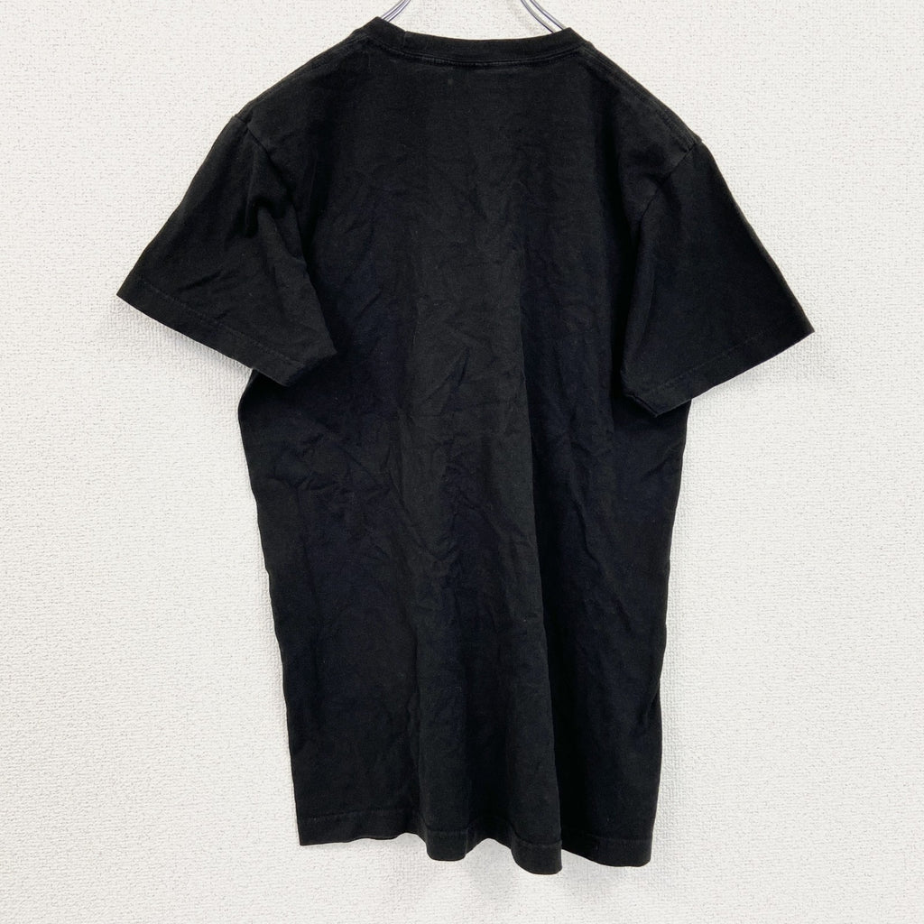 古着 used　僕のヒーローアカデミア　半袖アニメプリントTシャツ　レトロ　クルーネック　少年ジャンプ　黒　ブラック　Mサイズ