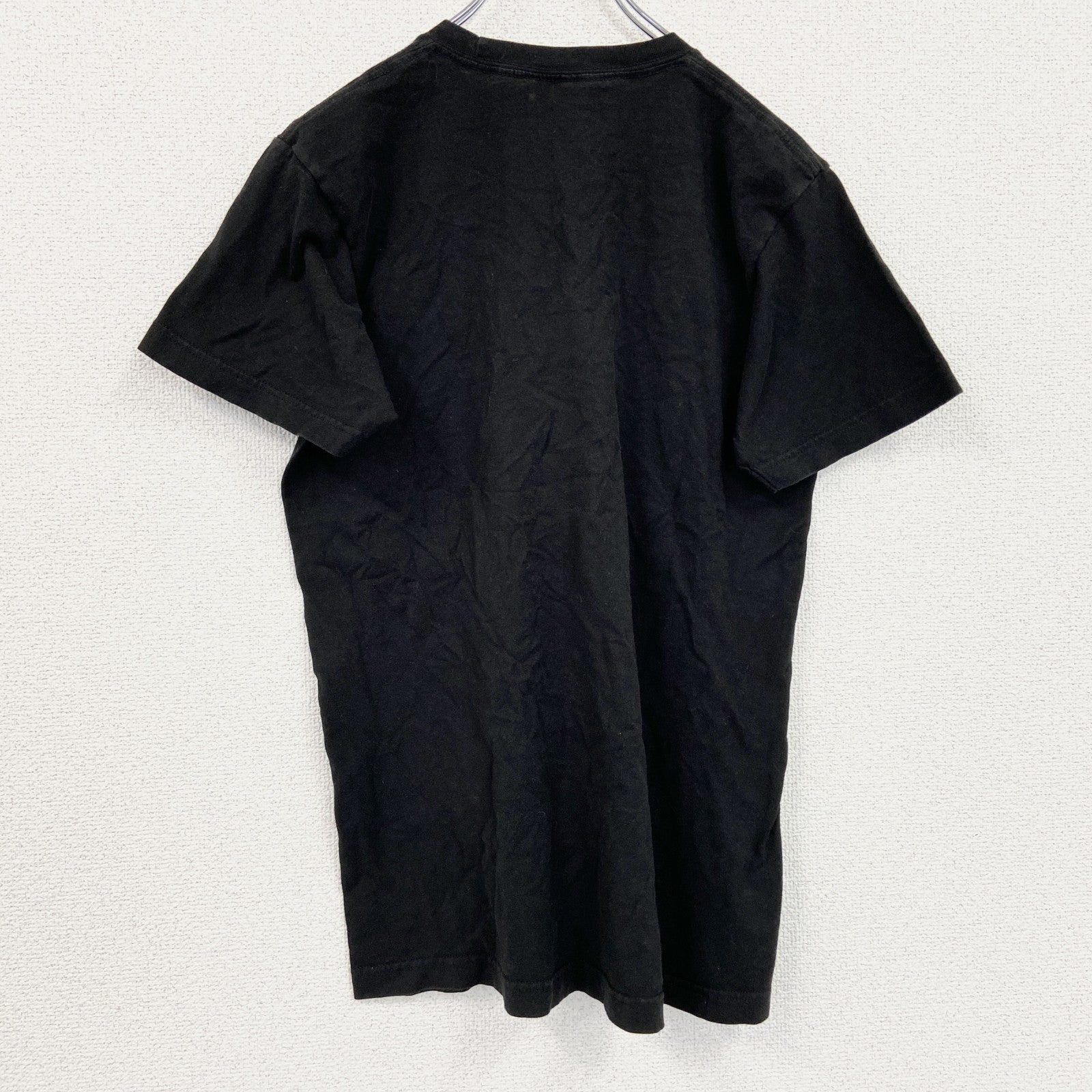 古着 used　僕のヒーローアカデミア　半袖アニメプリントTシャツ　レトロ　クルーネック　少年ジャンプ　黒　ブラック　Mサイズ