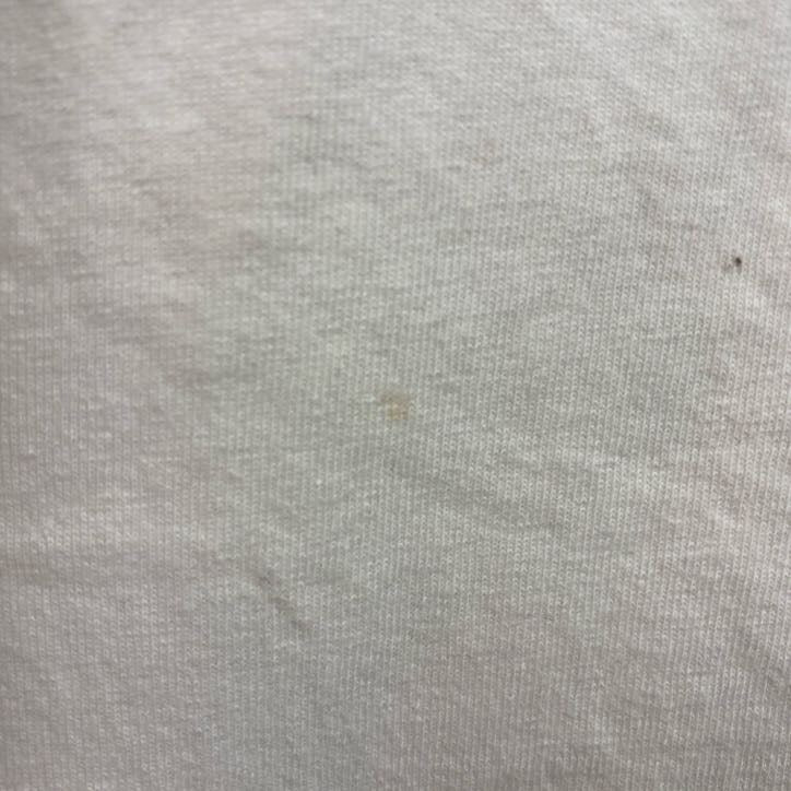 古着 used　Champion　チャンピオン　長袖デザインプリントTシャツ　ロンT　背番号　BIG GREEN　白　XLサイズ
