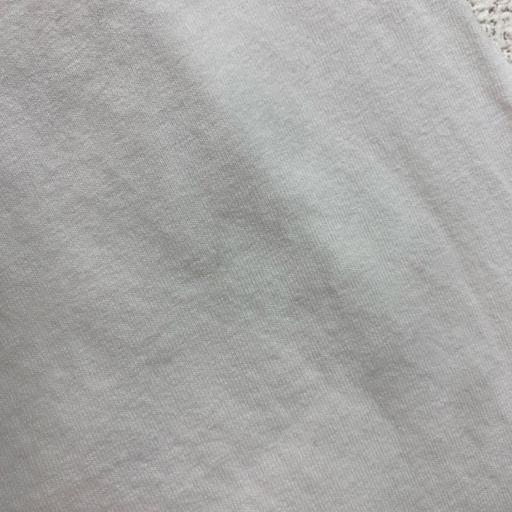 古着 used　Champion　チャンピオン　長袖デザインプリントTシャツ　ロンT　背番号　BIG GREEN　白　XLサイズ