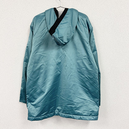 90s　NIKE　ナイキ　フルジップナイロンパーカー　ヴィンテージ　フリースライナー　水色　ライトブルー　Lサイズ