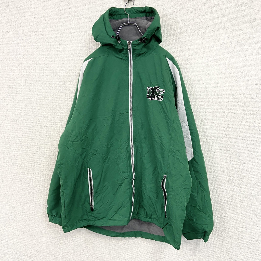 ～00s　Holloway　ホロウェイ　フリース付きフルジップジャケット　ヴィンテージ　緑　グリーン　Lサイズ