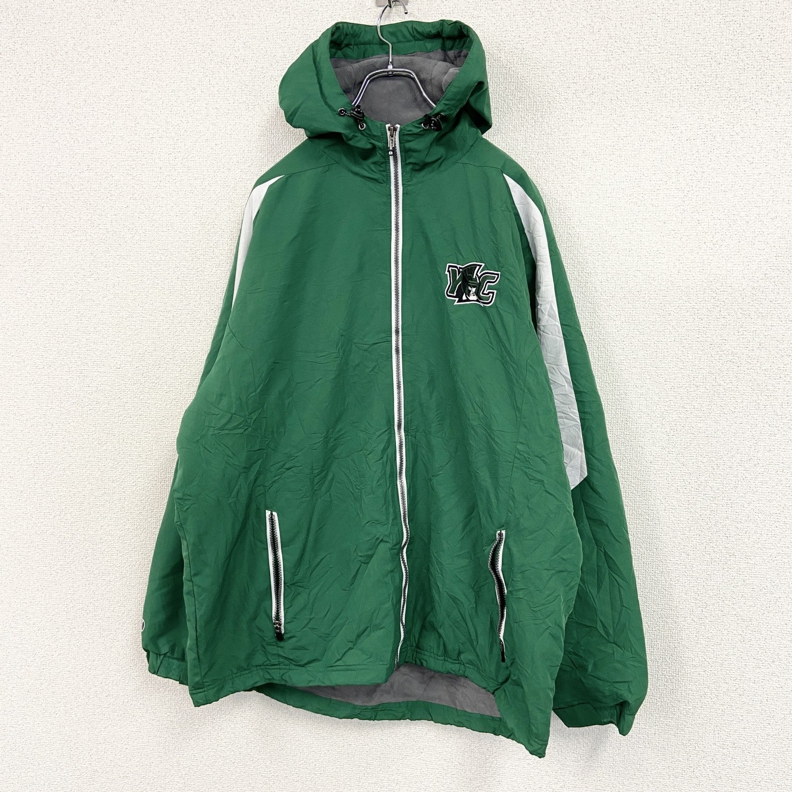 ～00s　Holloway　ホロウェイ　フリース付きフルジップジャケット　ヴィンテージ　緑　グリーン　Lサイズ