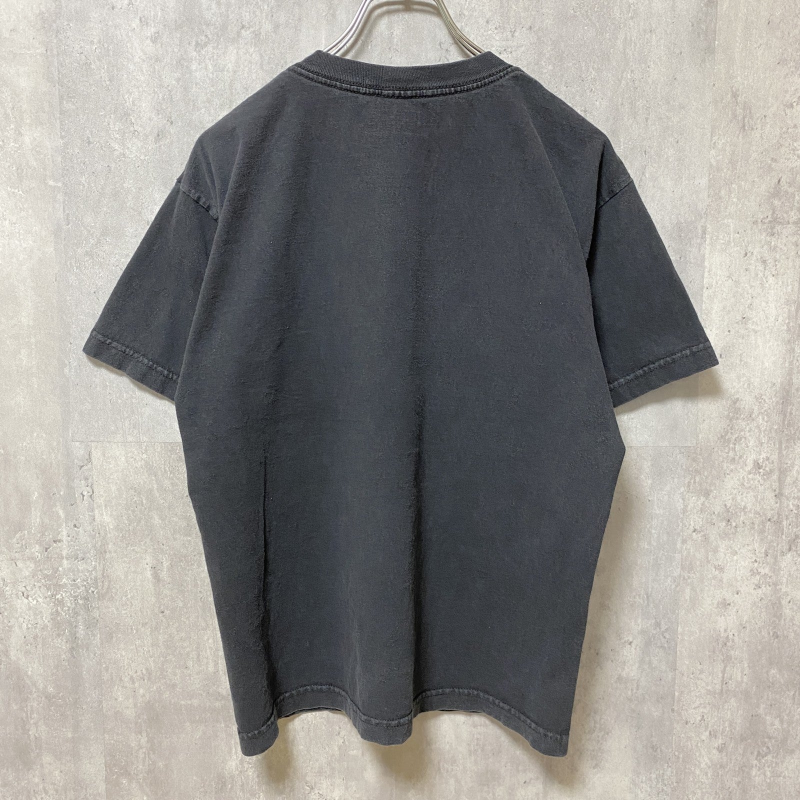 古着 used　DC Comics　JUSTICE LEAGUE　半袖アメコミプリントTシャツ　黒　ビッグシルエット　XLサイズ