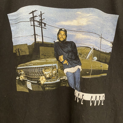 ICE CUBE　アイスキューブ　半袖プリントTシャツ　ラップT　黒　ブラック　XLサイズ