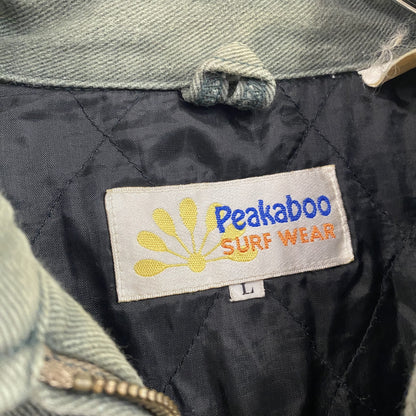 Peakaboo　ダックジャケット　カーキグリーン　Lサイズ