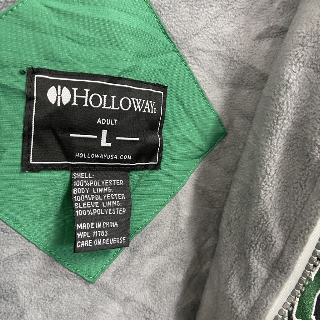 ～00s　Holloway　ホロウェイ　フリース付きフルジップジャケット　ヴィンテージ　緑　グリーン　Lサイズ