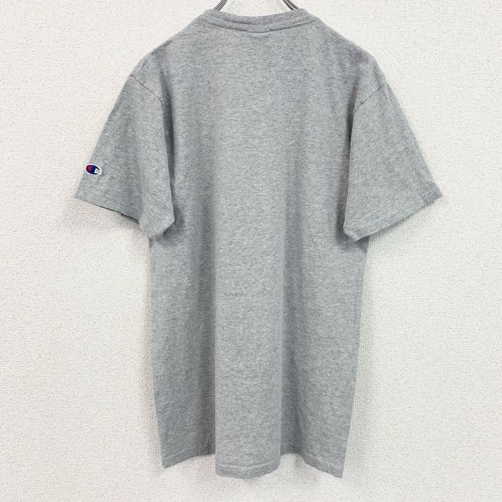古着 used　90s　00s　Champion　半袖プリントTシャツ　サッカー　カレッジカップ　グレー　ヴィンテージ　Mサイズ
