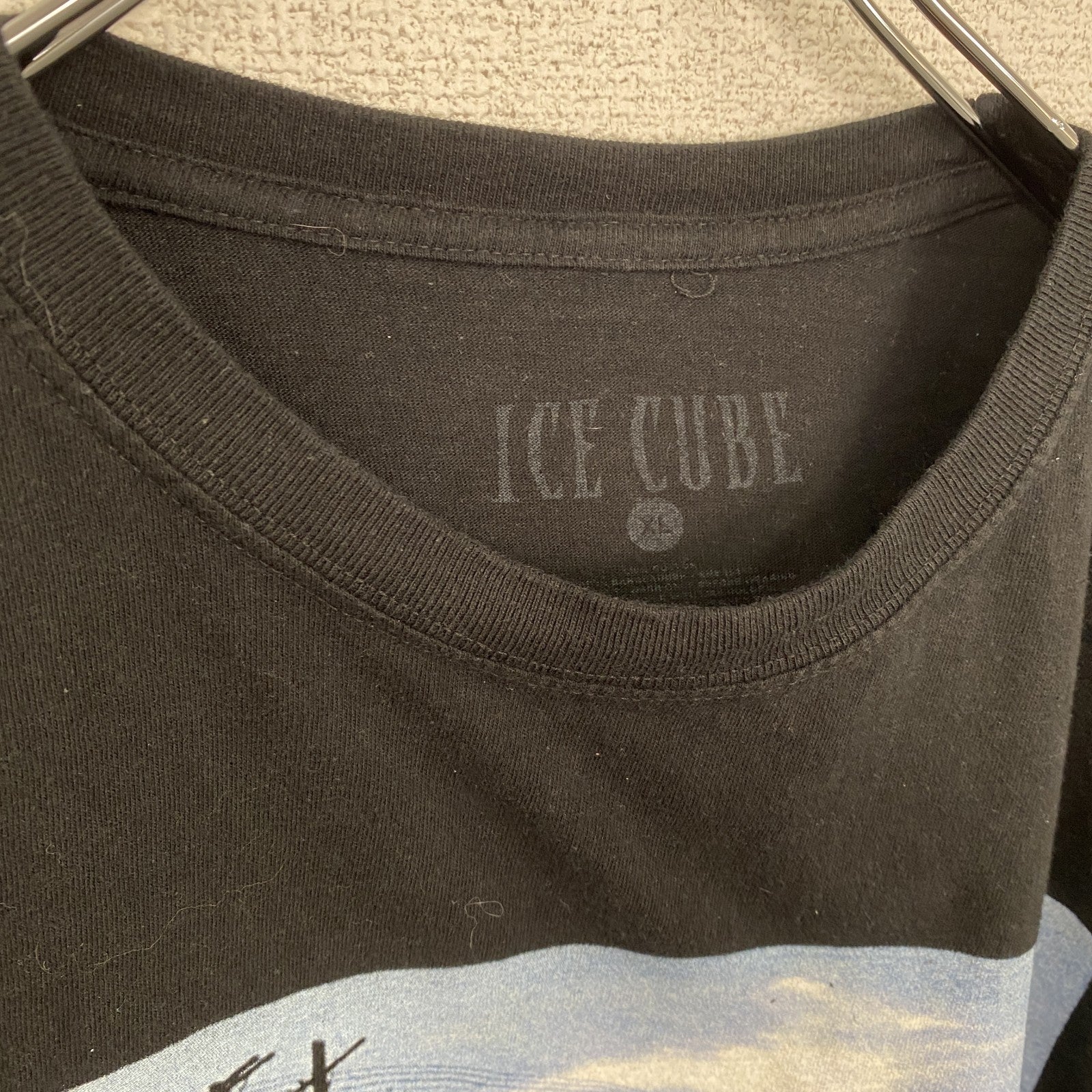 ICE CUBE　アイスキューブ　半袖プリントTシャツ　ラップT　黒　ブラック　XLサイズ