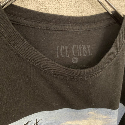 ICE CUBE　アイスキューブ　半袖プリントTシャツ　ラップT　黒　ブラック　XLサイズ
