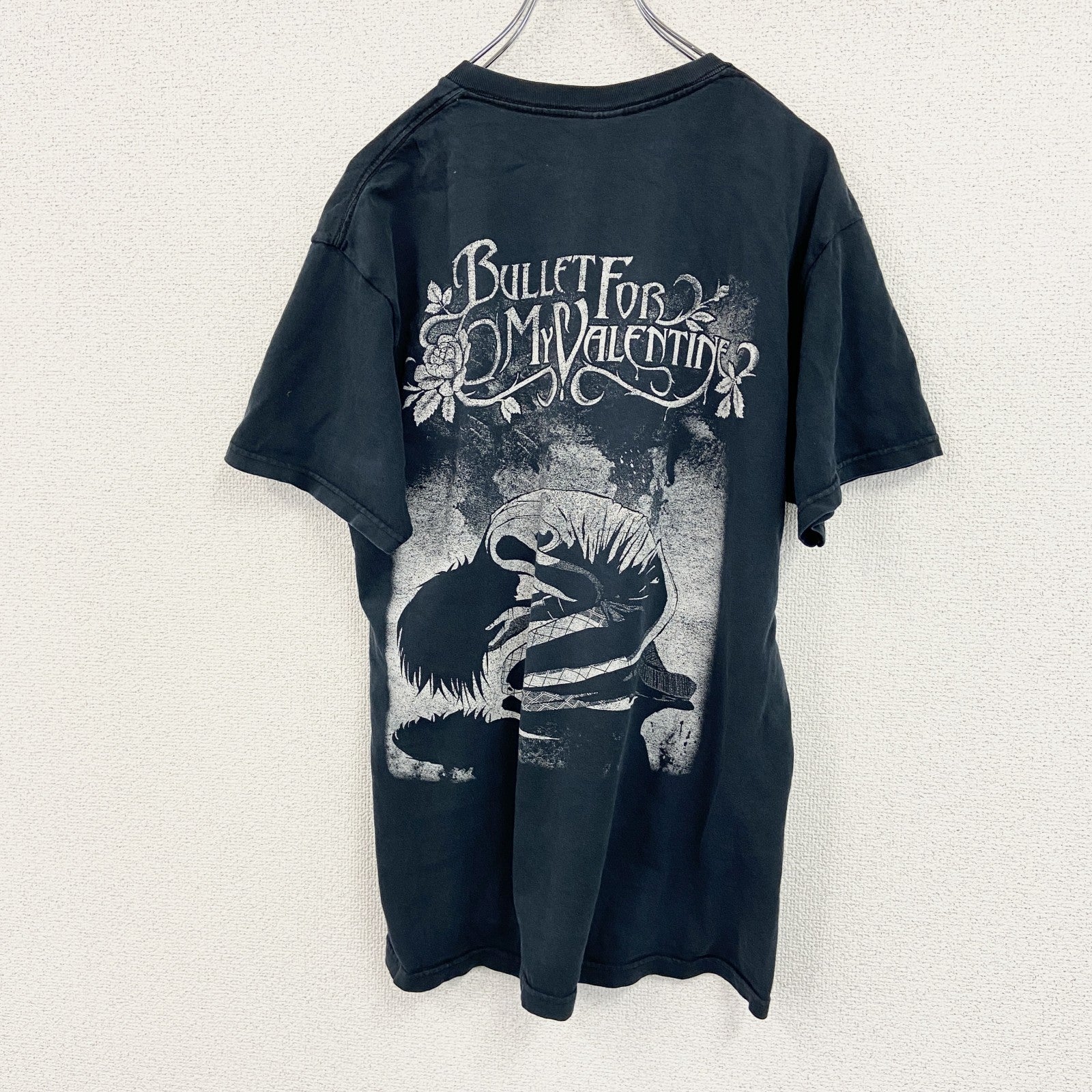 FRUIT OF THE LOOM　半袖バンドTシャツ　ブレット・フォー・マイ・ヴァレンタイン　黒　ブラック　Lサイズ