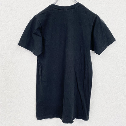古着 used　半袖アニメプリントTシャツ　スーパーサイヤ人3　黒　ブラック　クルーネック　レトロデザイン　XSサイズ