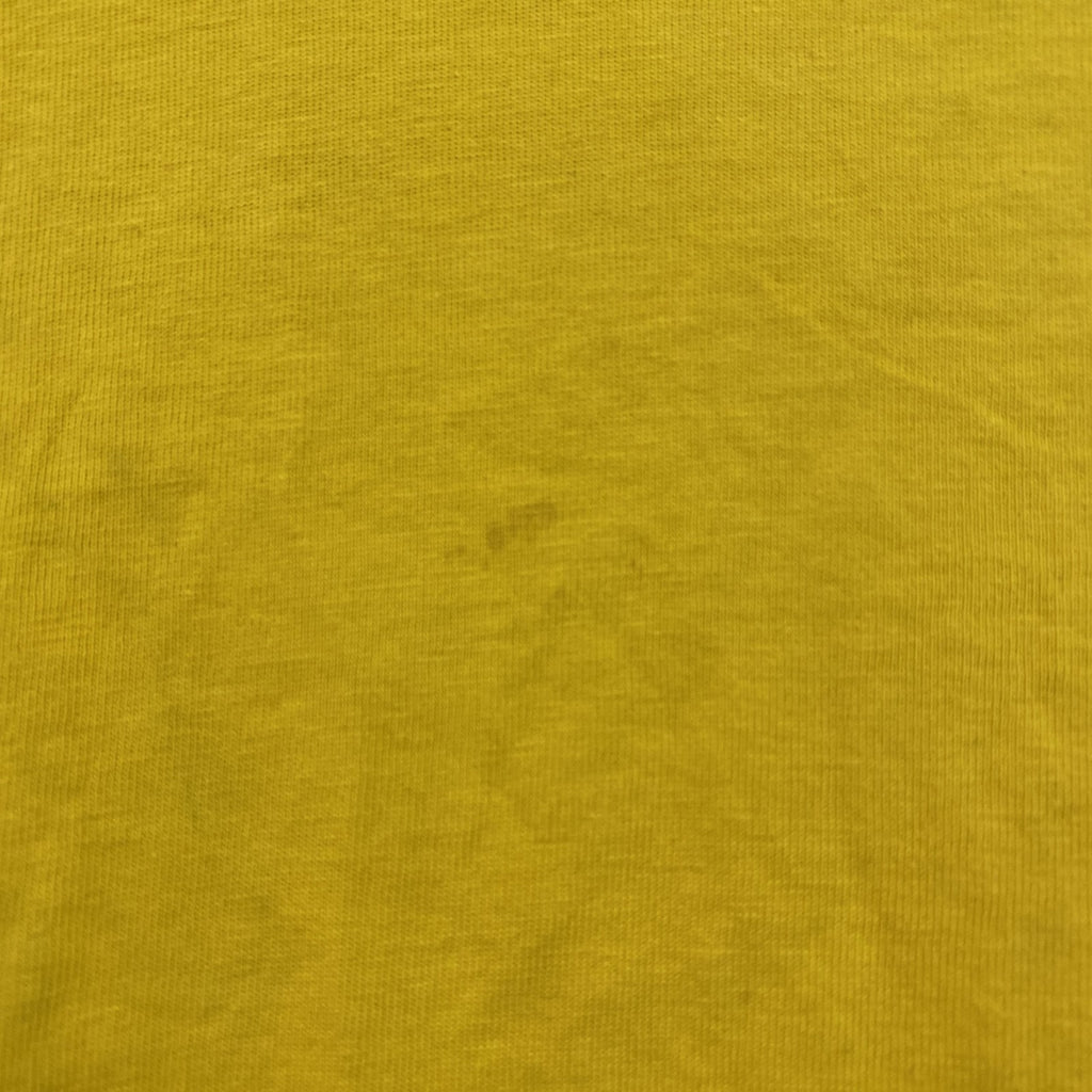 古着 used　RE WARD　半袖VネックプリントTシャツ　ラスベガス　街並み　黄色　イエロー　レトロデザイン　Mサイズ