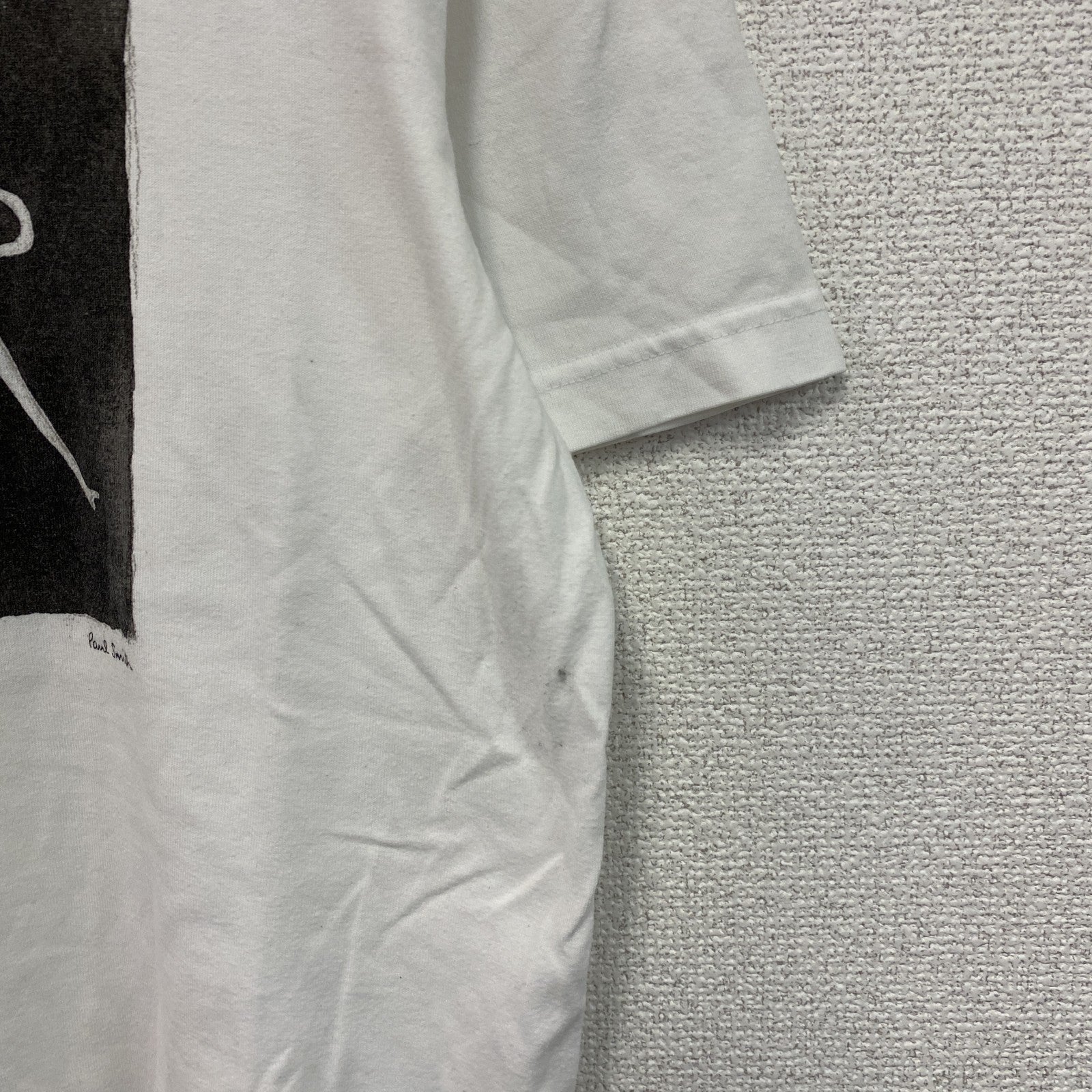 Paul Smith　ポールスミス　半袖プリントTシャツ　ラビットデザイン　白　ホワイト　Lサイズ