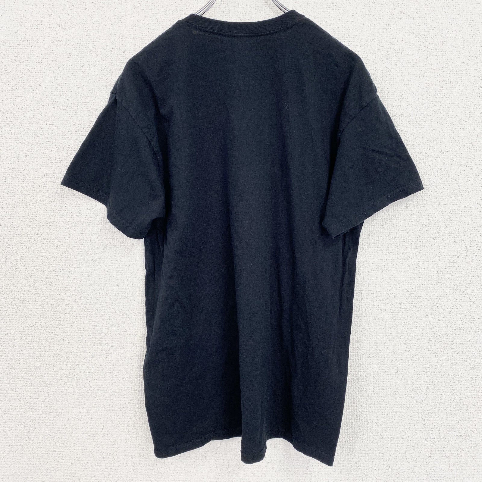 古着 used　GILDAN ギルダン　AERO SMITH エアロスミス　半袖バンドプリントTシャツ　黒　ブラック　Lサイズ