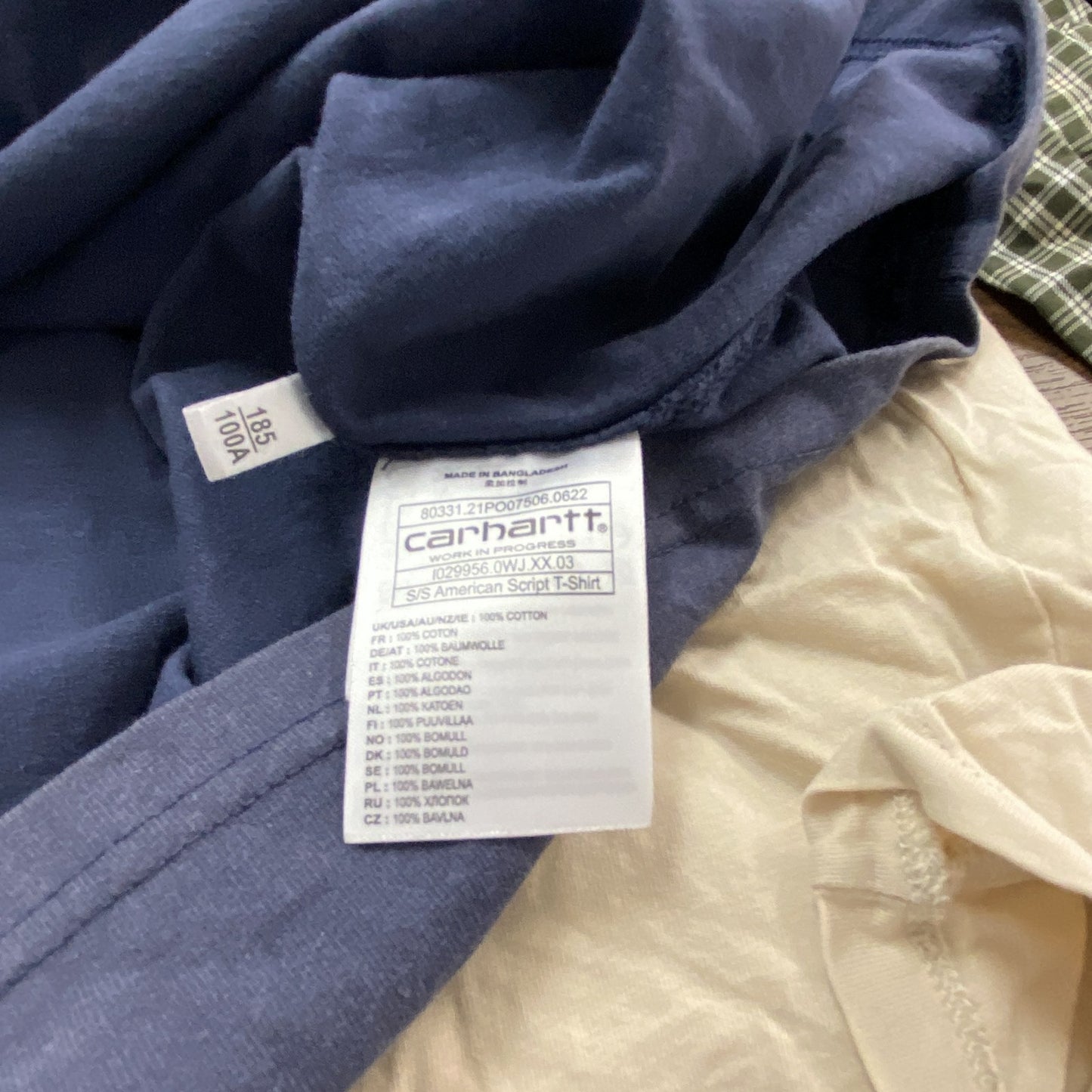 Carhartt　カーハート　半袖Tシャツ　紺　ネイビー　XLサイズ