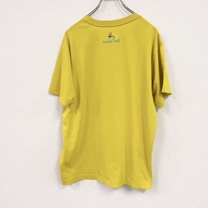 mont-bell　モンベル　半袖プリントTシャツ　黄色　イエロー　Lサイズ