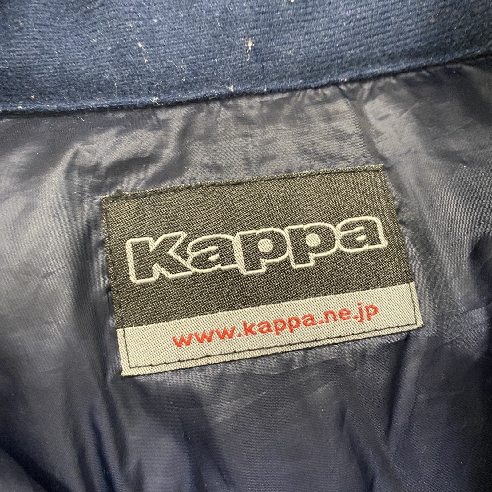 Kappa　カッパ　ダウンジャケット　2WAY　紺　ネイビー　Lサイズ