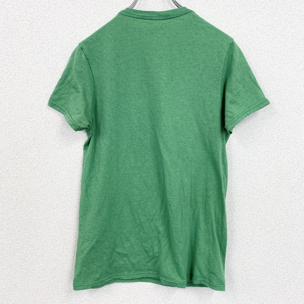 古着 used　ゼルダの伝説　半袖ゲームプリントTシャツ　オフィシャル　クルーネック　レトロ　緑　Sサイズ