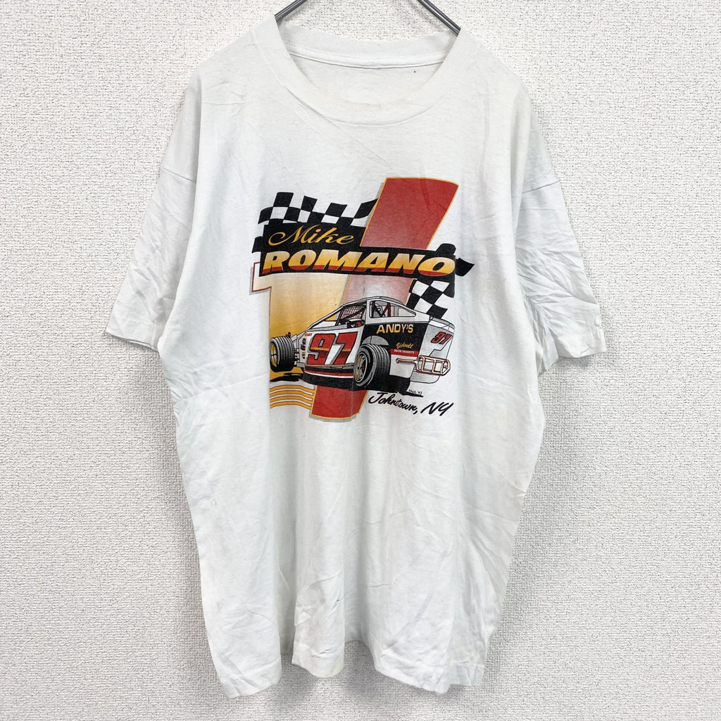 古着 used　【訳あり】　10点まとめ売り/1着598円　半袖Tシャツ　ホワイトボディ　シングルステッチ　アニメ　フリーサイズ