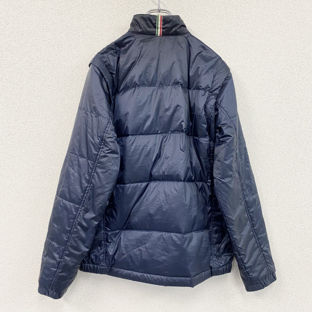Kappa　カッパ　ダウンジャケット　2WAY　紺　ネイビー　Lサイズ