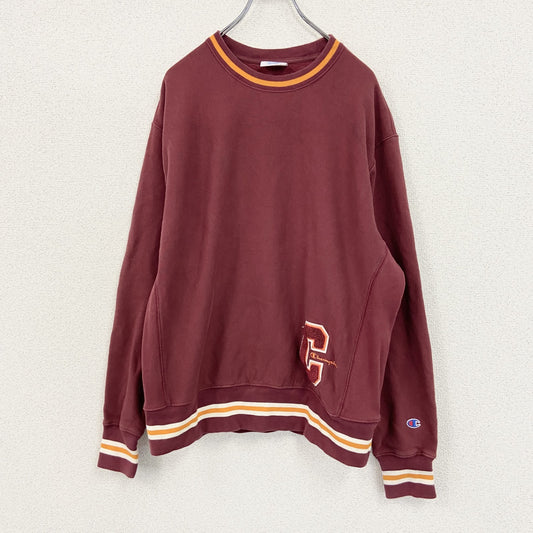 Champion　チャンピオン　リバースウィーブ　スウェット/トレーナー　リブライン　ボルドー　Lサイズ