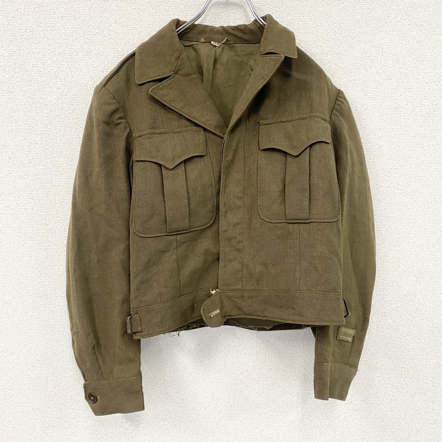 50s　U.S. ARMY　アイクジャケット　ミリタリー　フラップポケット　ヴィンテージ　茶色　ブラウン　36Rサイズ