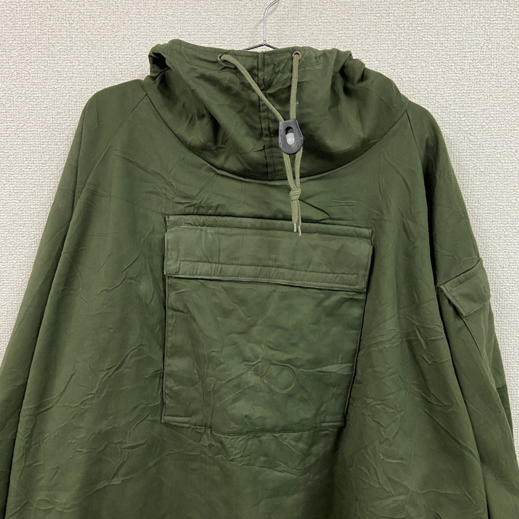 70s　BELGIAN ARMY　ベルギー軍　CHEMICAL PROTECTIVE SMOCK PARKA　スモック　アノラックパーカー　ミリタリージャケット　カーキ　XLサイズ