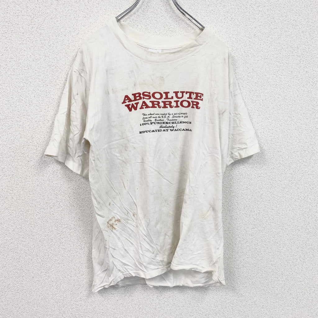 古着 used　【訳あり】　10点まとめ売り/1着598円　半袖Tシャツ　ホワイトボディ　シングルステッチ　アニメ　フリーサイズ