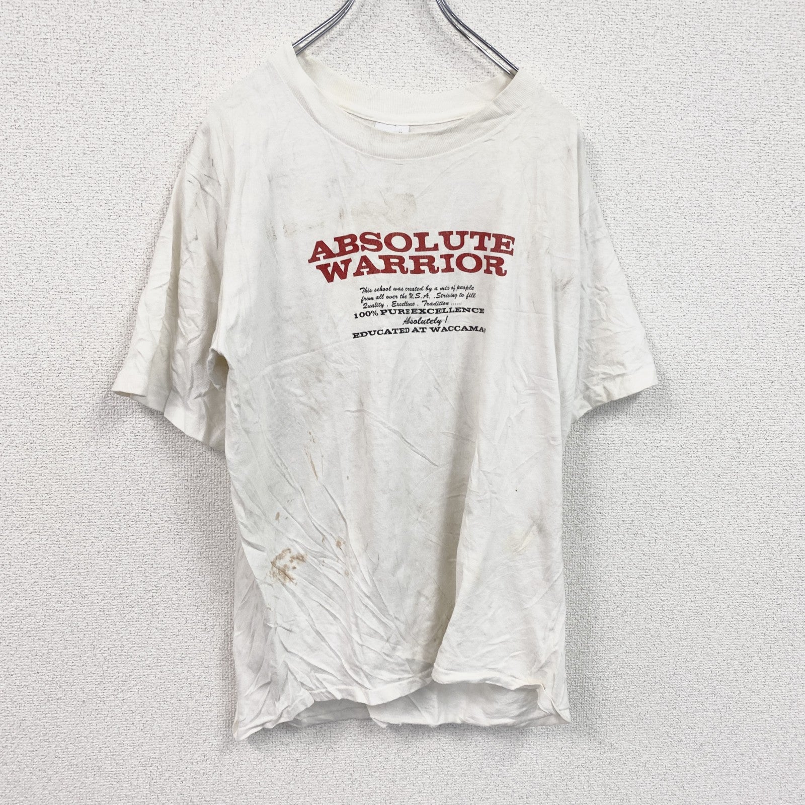 古着 used　【訳あり】　10点まとめ売り/1着598円　半袖Tシャツ　ホワイトボディ　シングルステッチ　アニメ　フリーサイズ