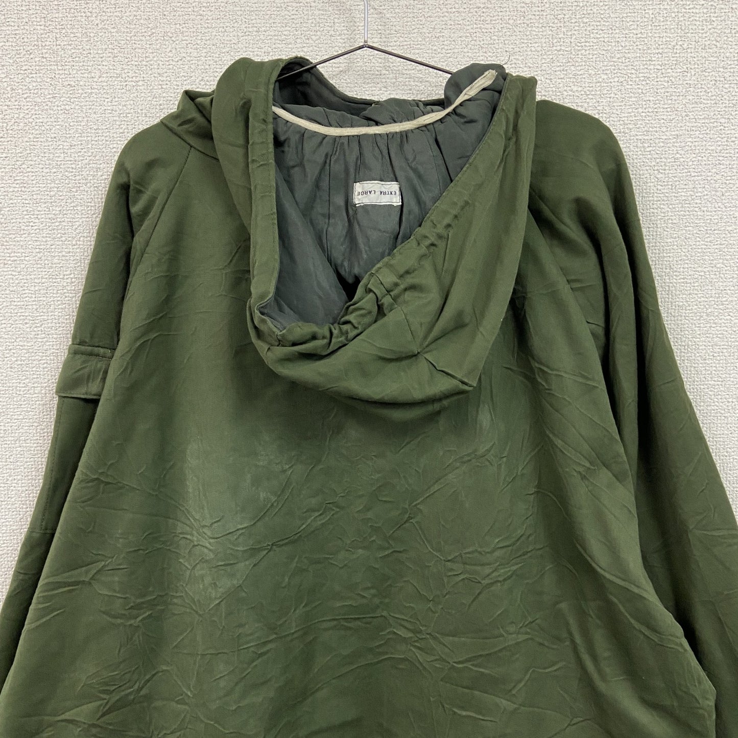70s　BELGIAN ARMY　ベルギー軍　CHEMICAL PROTECTIVE SMOCK PARKA　スモック　アノラックパーカー　ミリタリージャケット　カーキ　XLサイズ