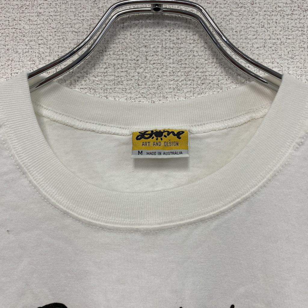 90s　Ken Done　ケンドーン　半袖プリントTシャツ　地図　オーストラリア　ヴィンテージ　白　ホワイト　Mサイズ