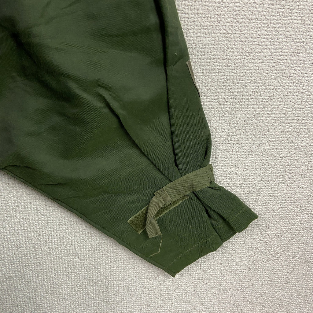 80s　Dutch Military　オランダ軍　M-78　CHEMICAL PROTECTIVE SMOCK PARKA　スモック　アノラックパーカー　ミリタリージャケット　カーキ　Mサイズ
