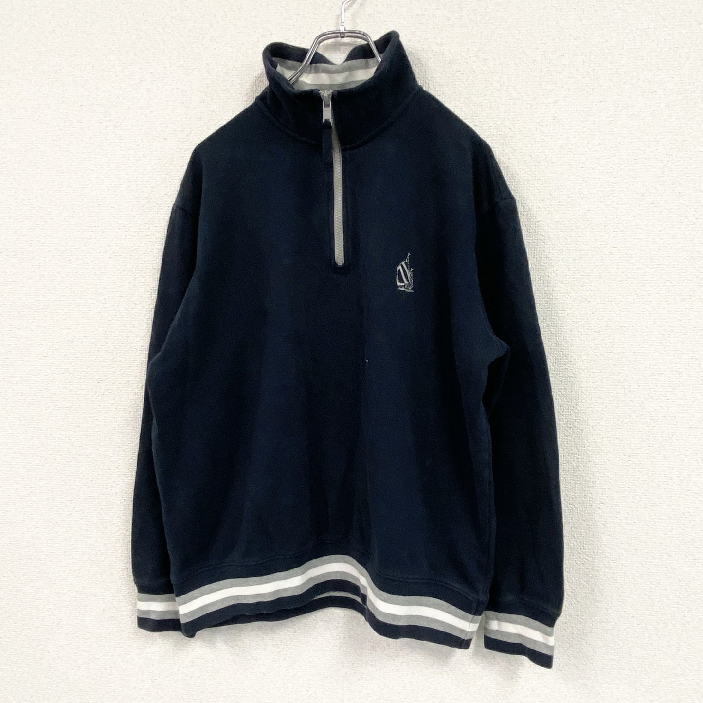 NAUTICA　ノーティカ　ハーフジップトレーナー　紺　ネイビー　Mサイズ