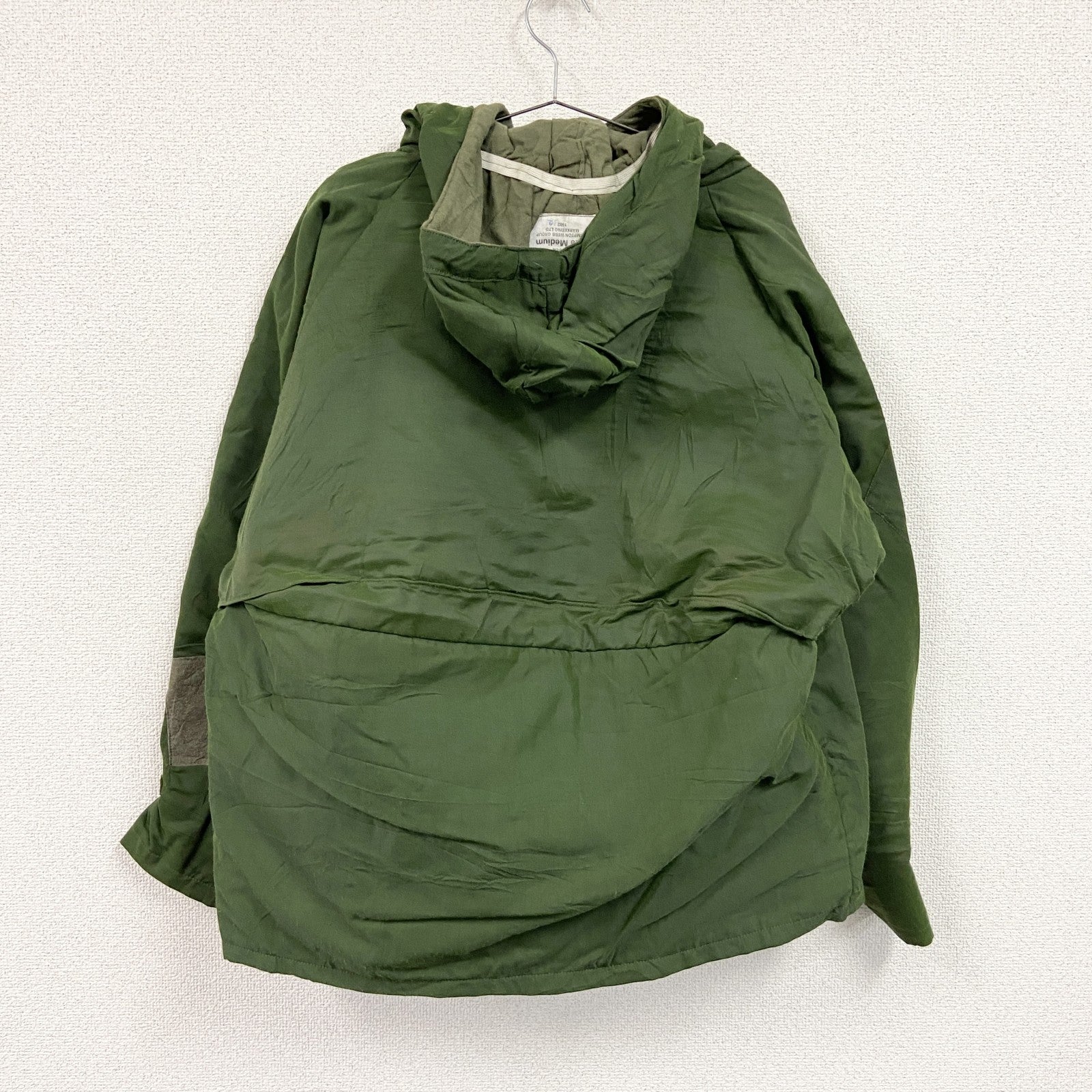 80s　Dutch Military　オランダ軍　M-78　CHEMICAL PROTECTIVE SMOCK PARKA　スモック　アノラックパーカー　ミリタリージャケット　カーキ　Mサイズ