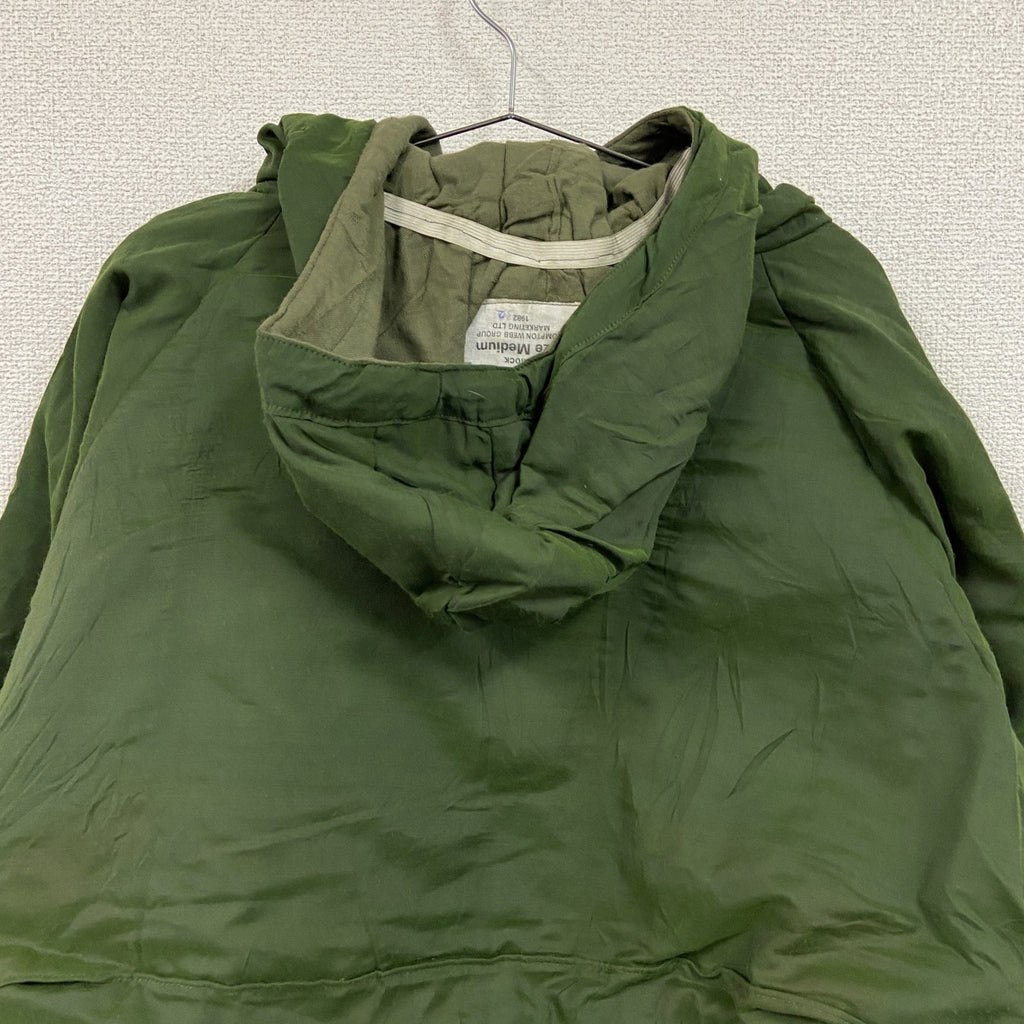 80s　Dutch Military　オランダ軍　M-78　CHEMICAL PROTECTIVE SMOCK PARKA　スモック　アノラックパーカー　ミリタリージャケット　カーキ　Mサイズ