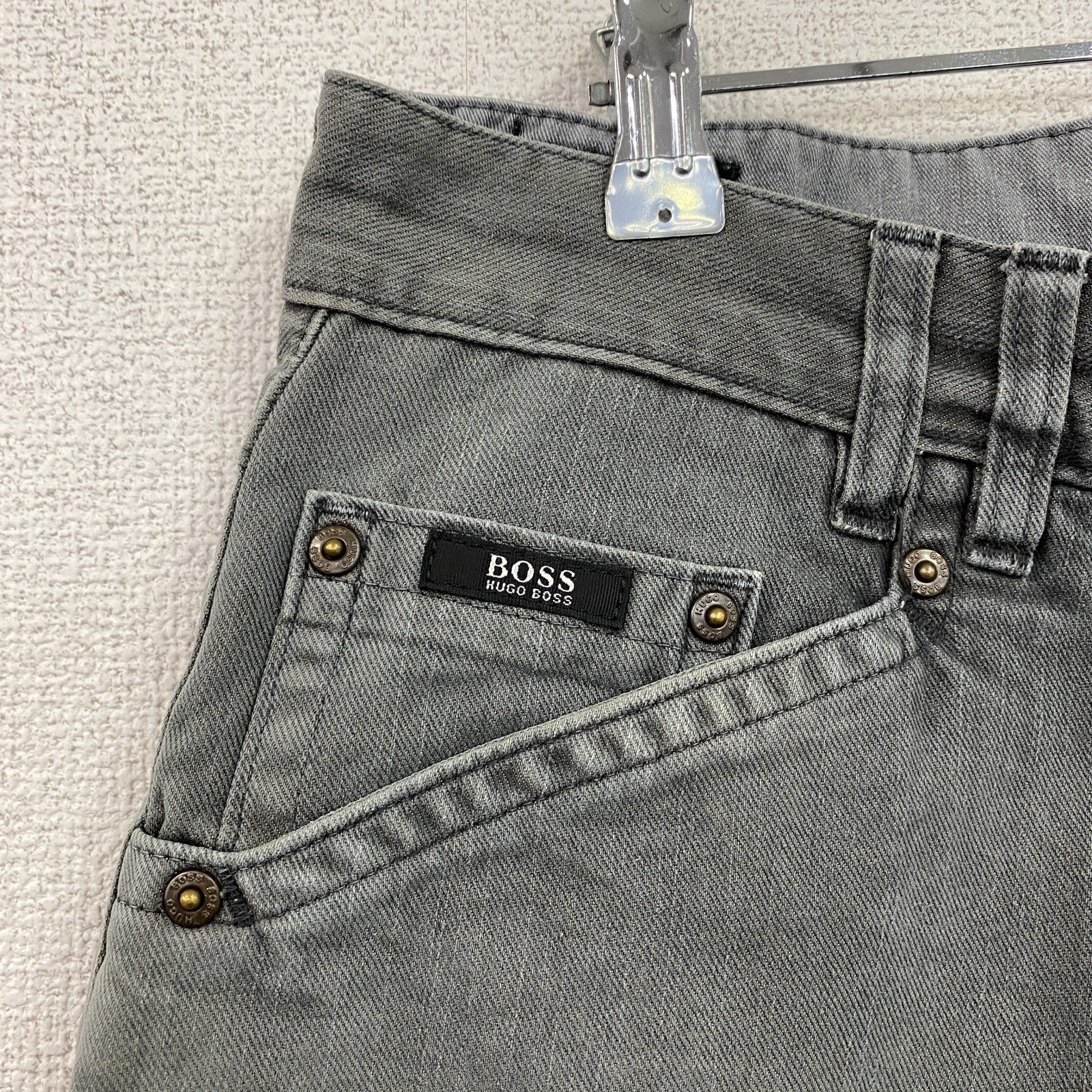 HUGO BOSS　ヒューゴボス　ブラックデニムパンツ/ジーンズ　黒　ブラック　34サイズ