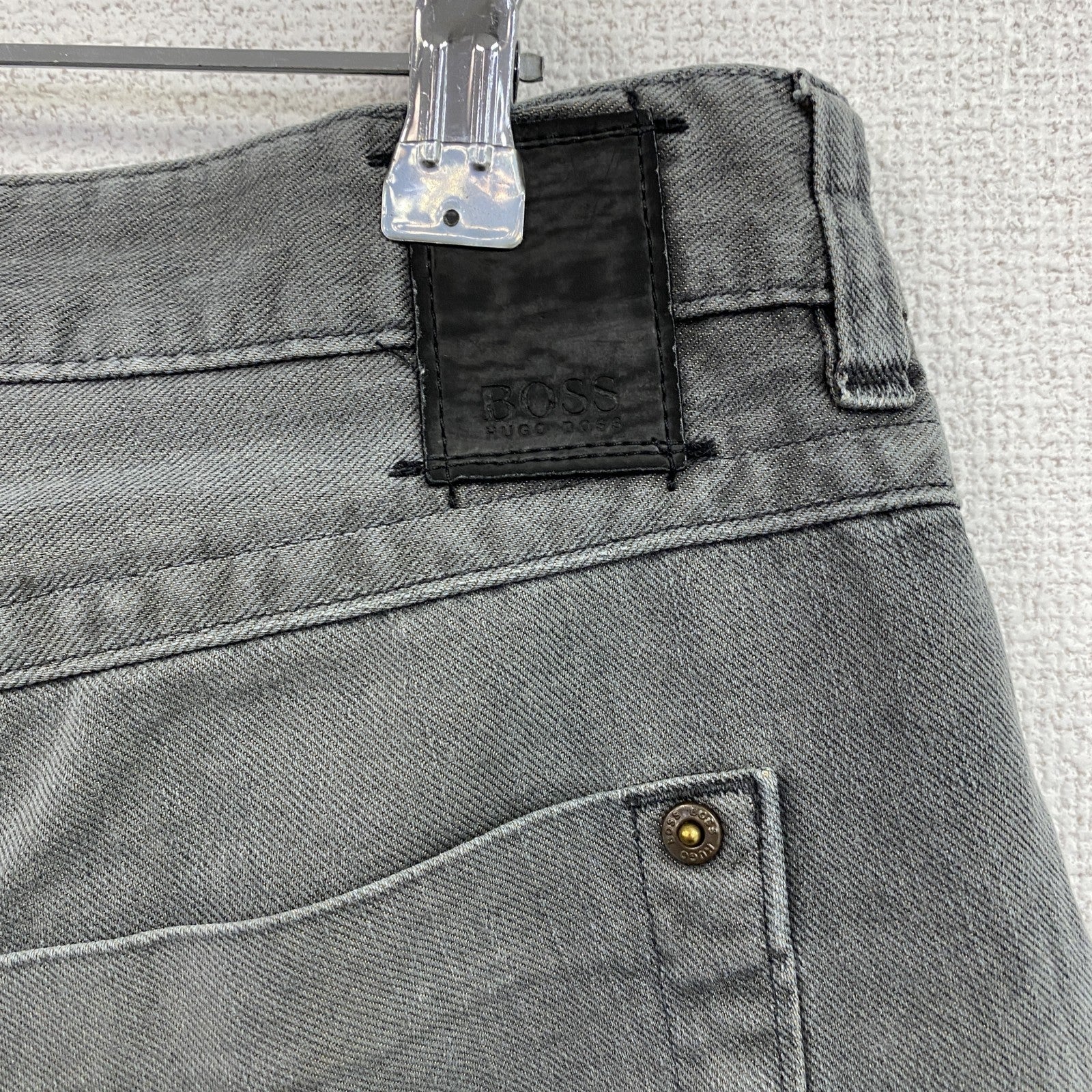 HUGO BOSS　ヒューゴボス　ブラックデニムパンツ/ジーンズ　黒　ブラック　34サイズ